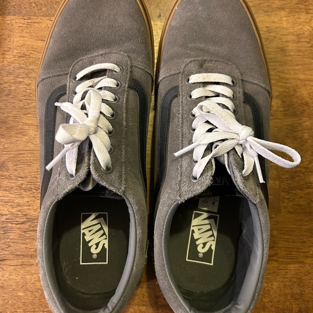 Grey suede Vans